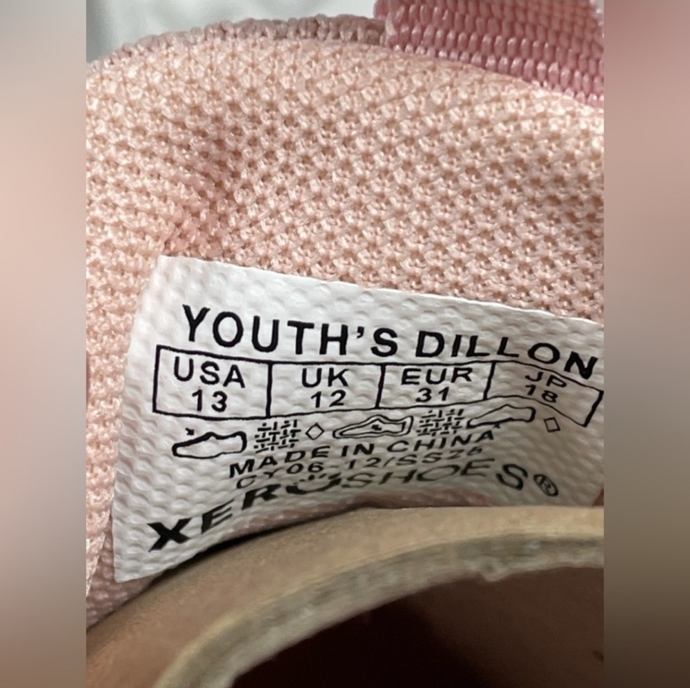 Xero Shoes Dillon Knit Kids Sneakers Pink Size 13 - Picture 5 of 7